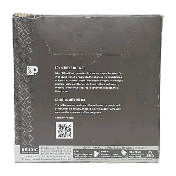 Peets Coffee Major Dickason's Blend Dark Roast Coffee 32 K-Cup Pods For Keurig - Picture 5 of 10